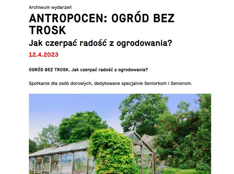 Współpraca z Muzeum Architektury we Wrocławiu w różnych projektach: przy okazji wystawy Antropocen 